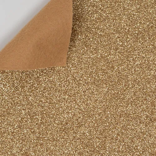 Solid Glitter Felt