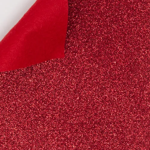 Solid Glitter Felt