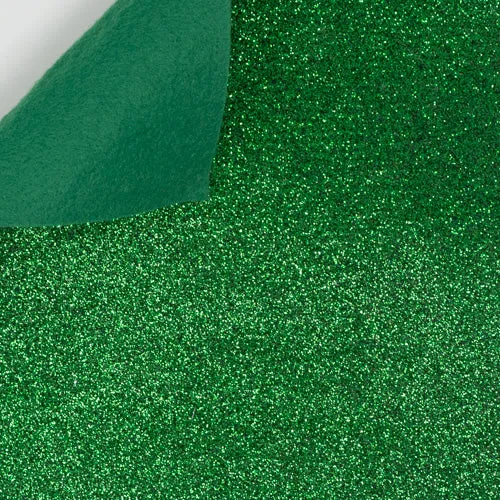 Solid Glitter Felt
