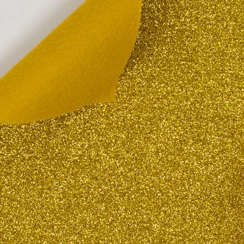 Solid Glitter Felt