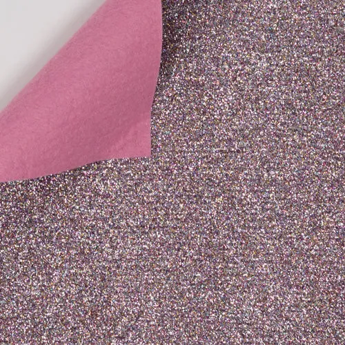 Solid Glitter Felt