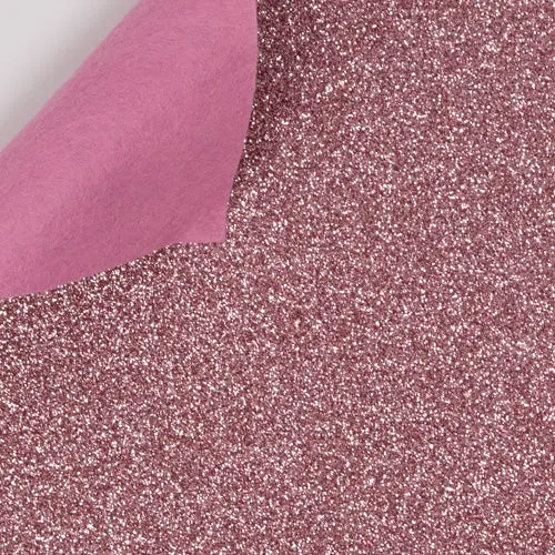 Solid Glitter Felt
