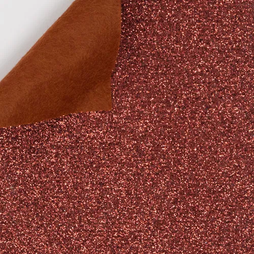 Solid Glitter Felt
