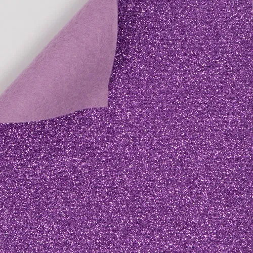 Solid Glitter Felt