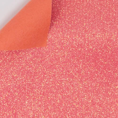 Solid Glitter Felt