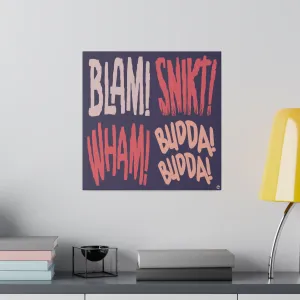 SoundFX BLAM SNIKTMatte Canvas