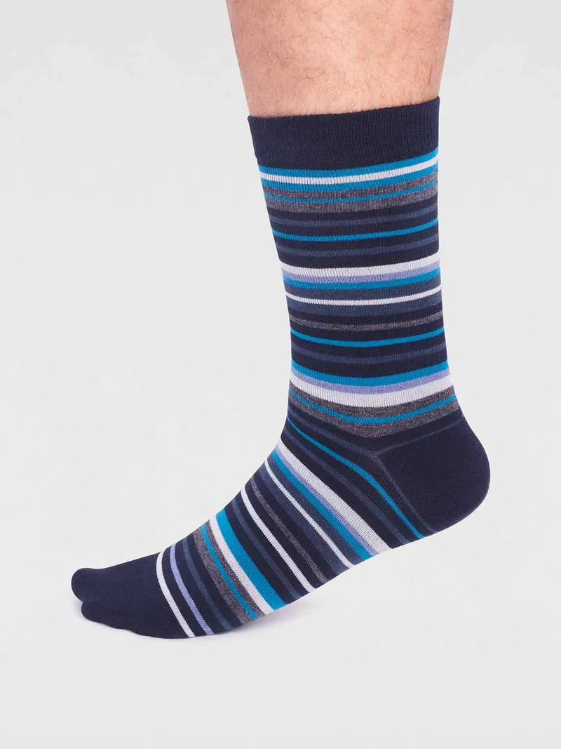Space Collection Bamboo Sock Box 7 Pack by Thought, Size 7-11