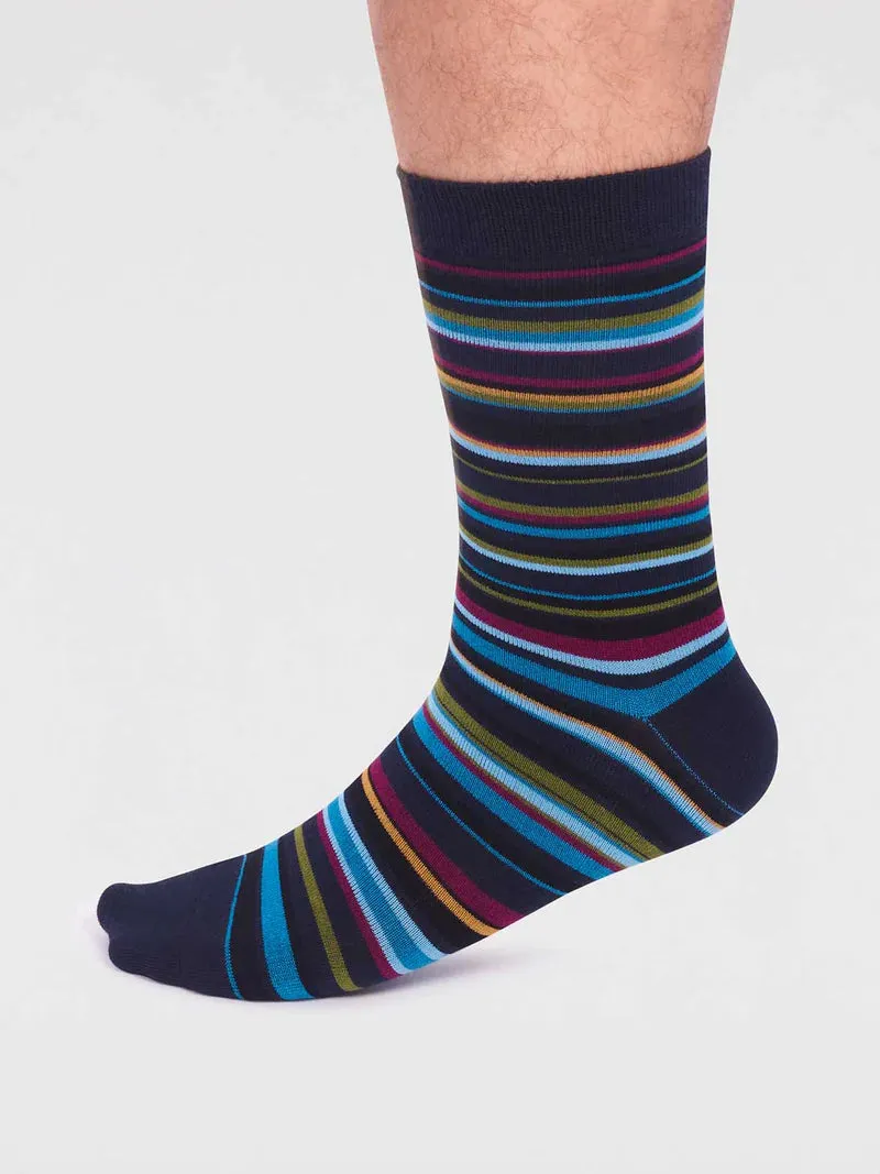 Space Collection Bamboo Sock Box 7 Pack by Thought, Size 7-11
