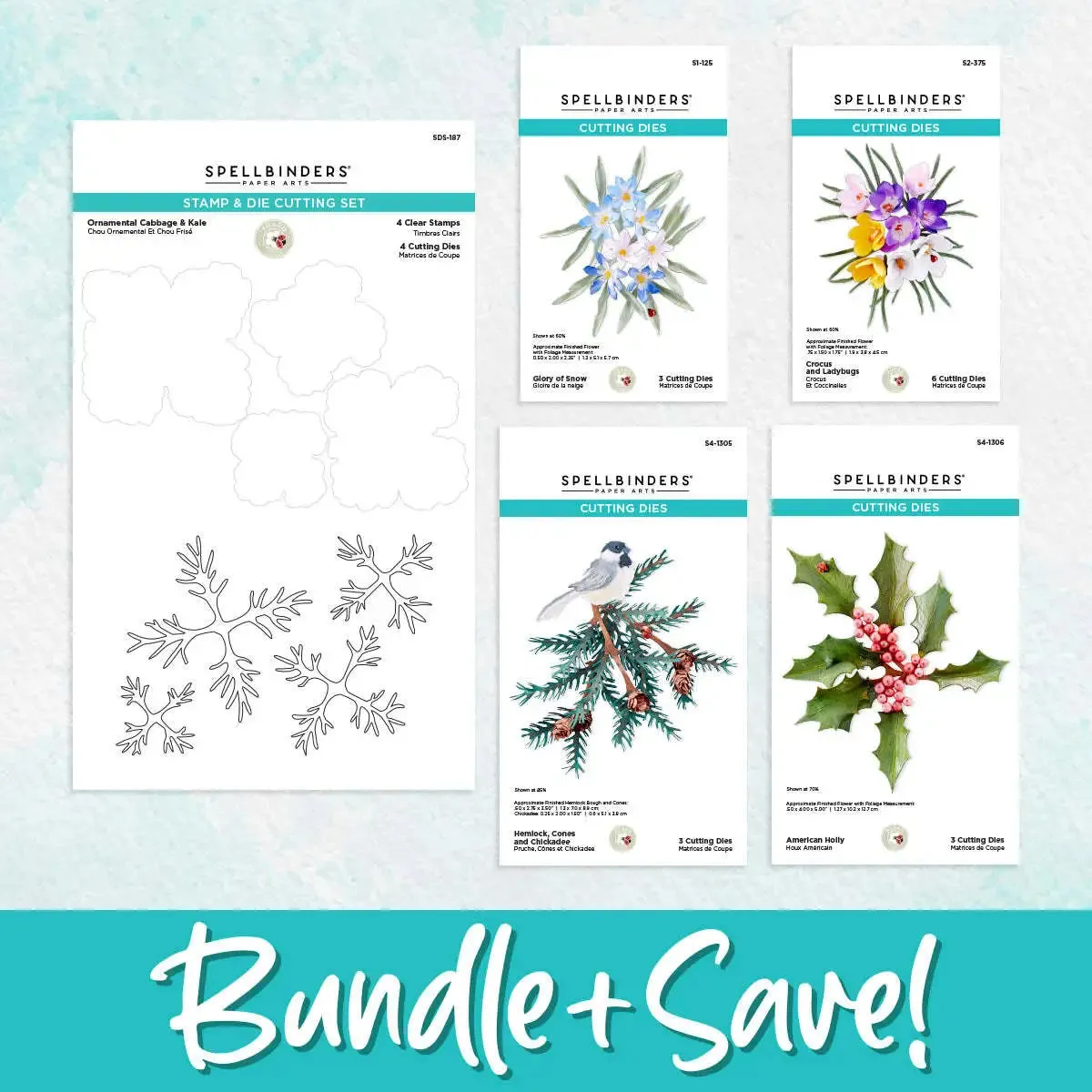 Spellbinders Etched Dies The Snow Garden Collection by Susan Tierney-Cockburn