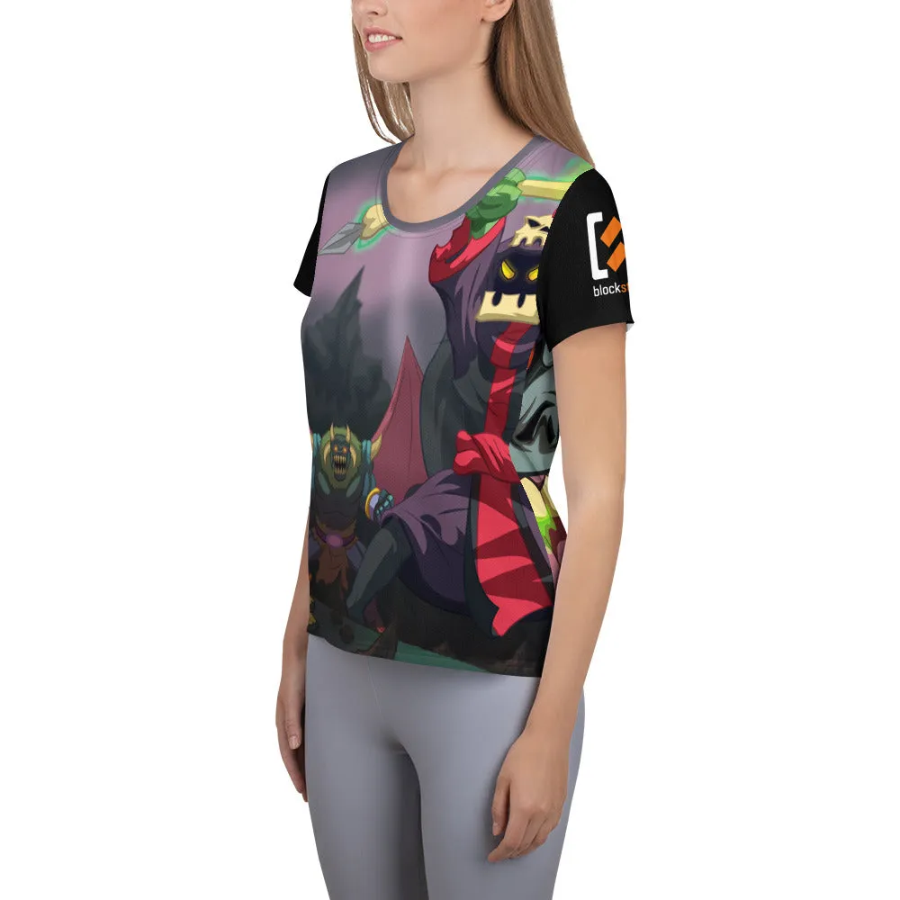 Splinterlands: Death Team Unleashed All-Over Print Women's Athletic T-shirt