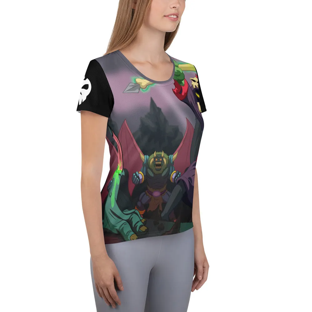 Splinterlands: Death Team Unleashed All-Over Print Women's Athletic T-shirt