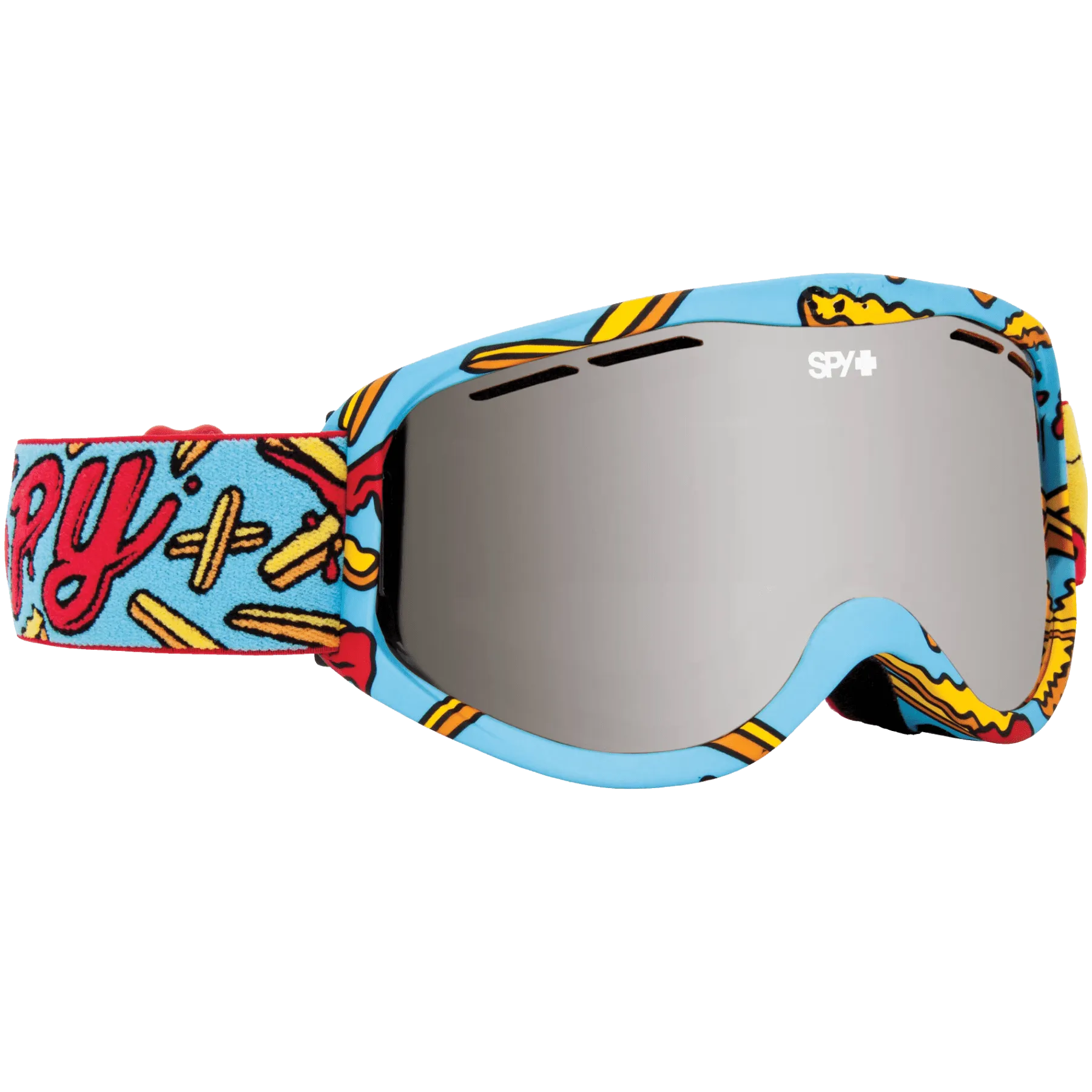 SPY Cadet Snow Goggles for Kids - Pizza vs. French Fries