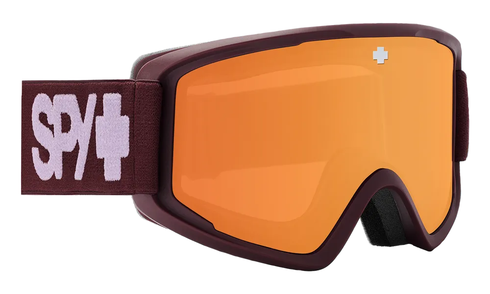 Spy Crusher Elite Jr Matte Merlot Goggle - LL Persimmon