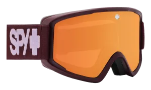 Spy Crusher Elite Jr Matte Merlot Goggle - LL Persimmon
