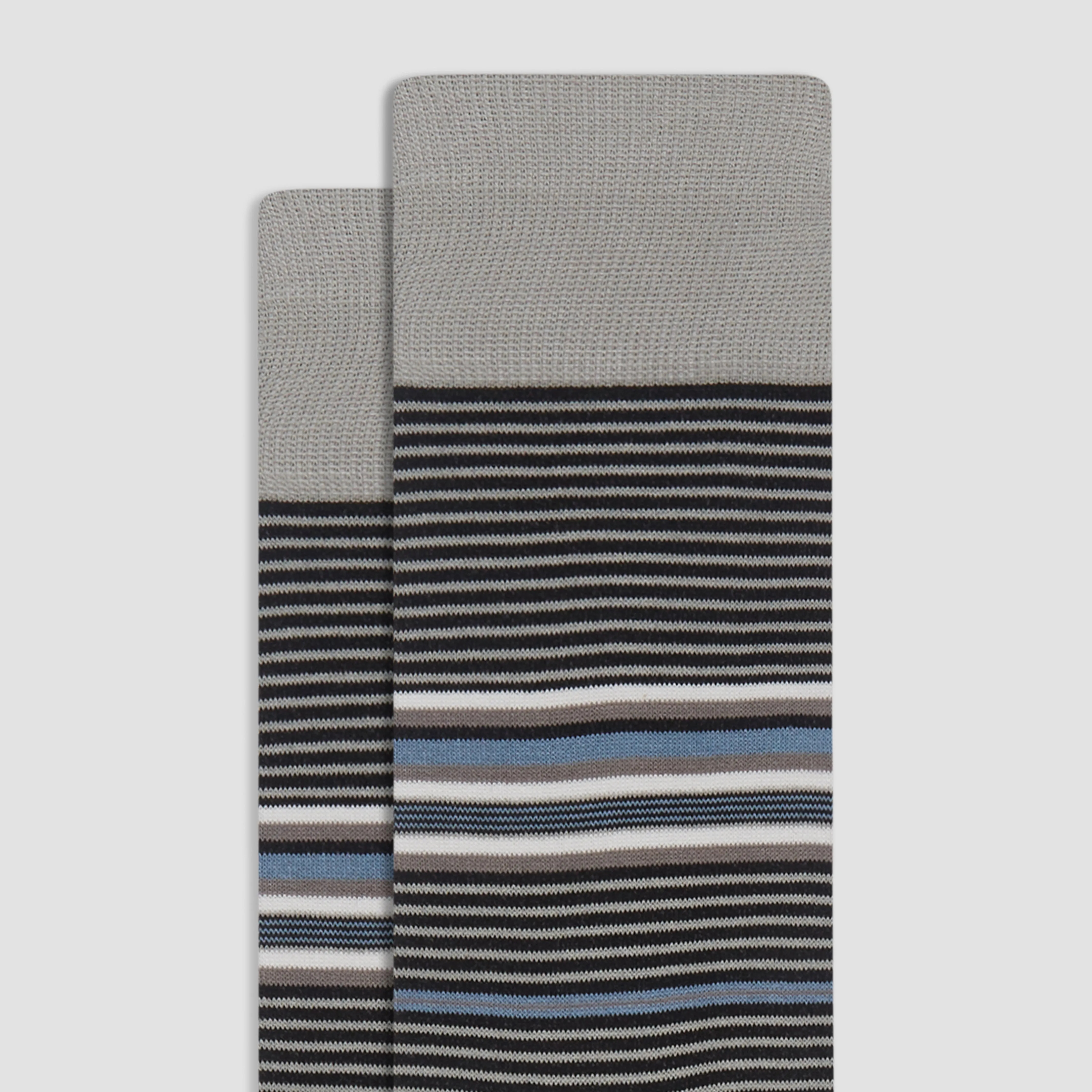 Striped Mid-Calf Socks