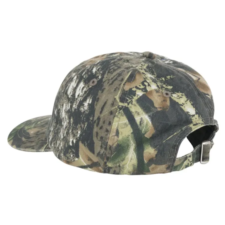 Stussy Washed Stock Low Pro Strapback Cap Leaf
