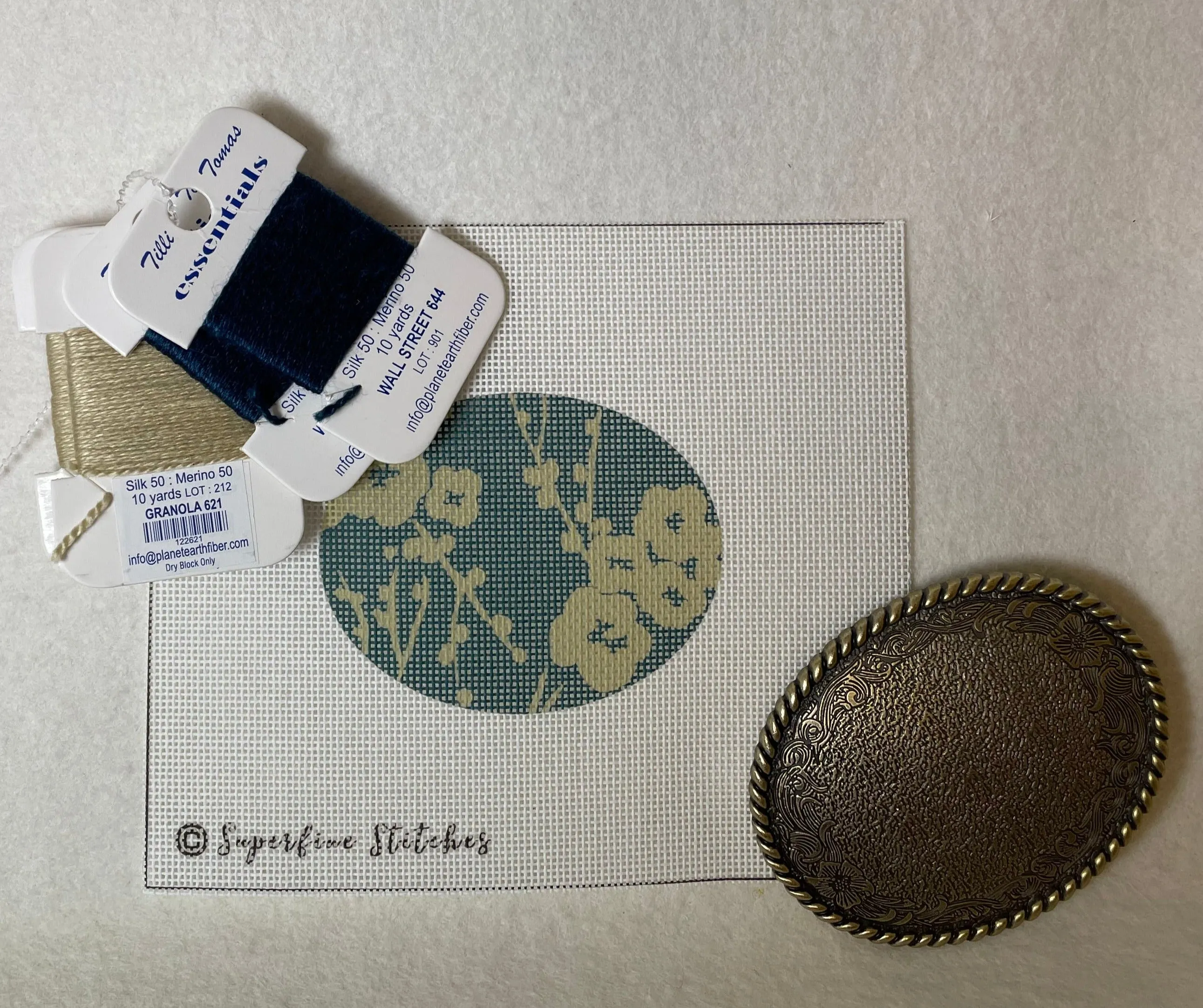 Superfine Stitches Buckle Kit- Asian Floral