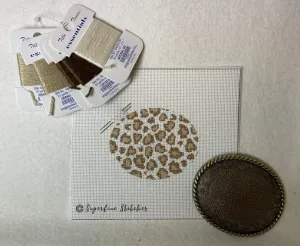 Superfine Stitches Buckle Kit- Brown Leopard