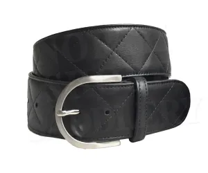 Tailored Sportsman Quilted Leather C Belt