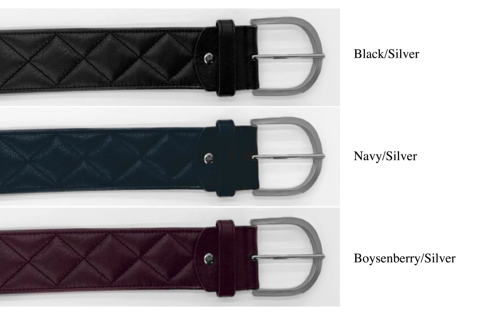 Tailored Sportsman Quilted Leather C Belt