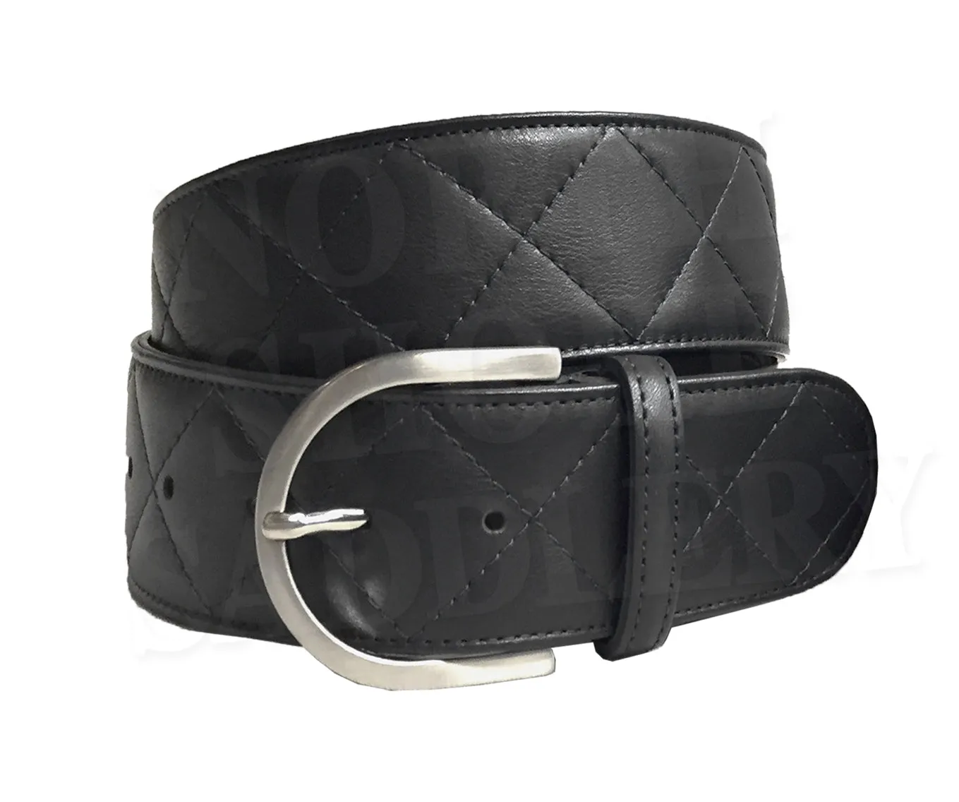 Tailored Sportsman Quilted Leather C Belt