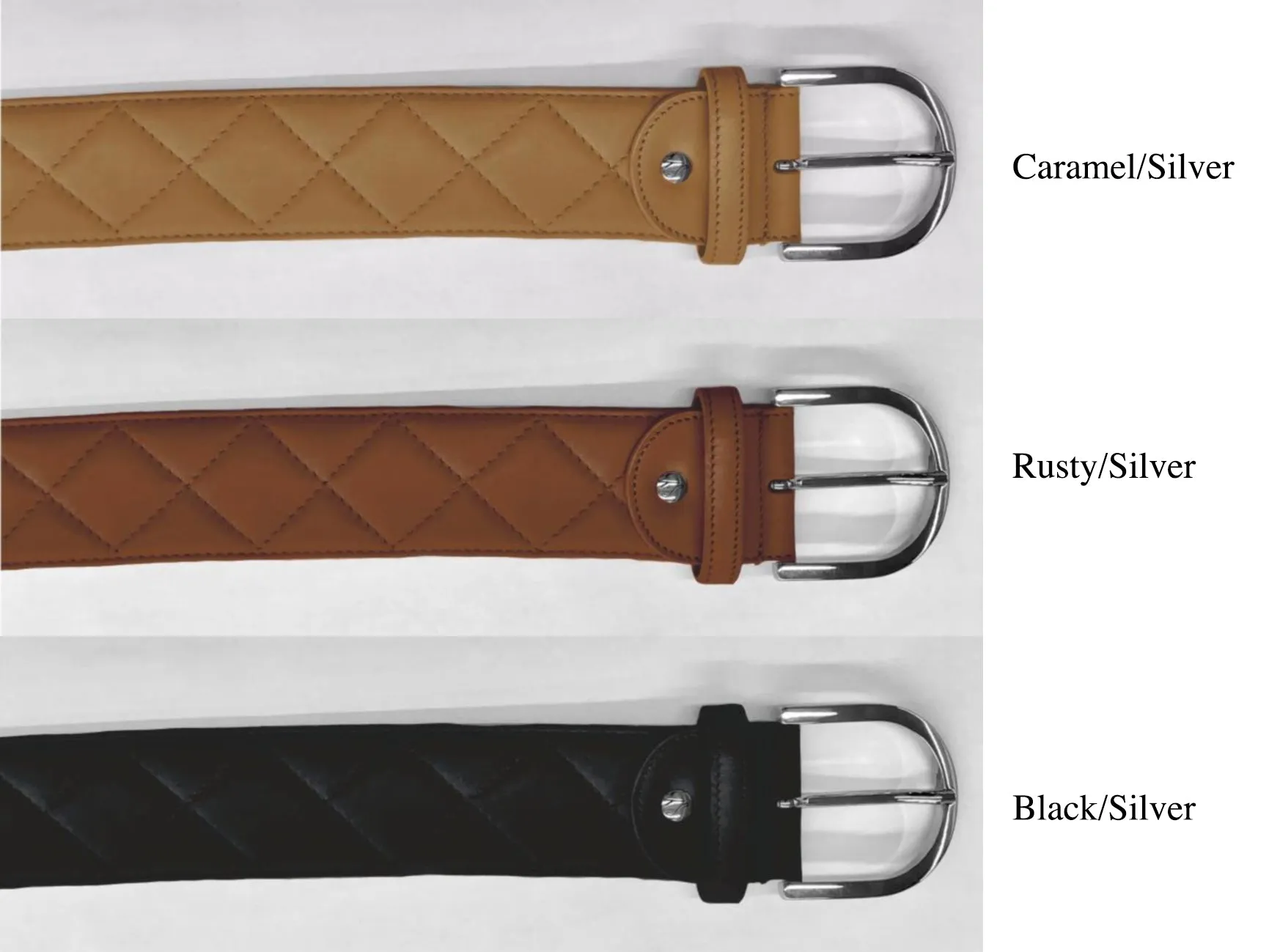 Tailored Sportsman Quilted Leather C Belt