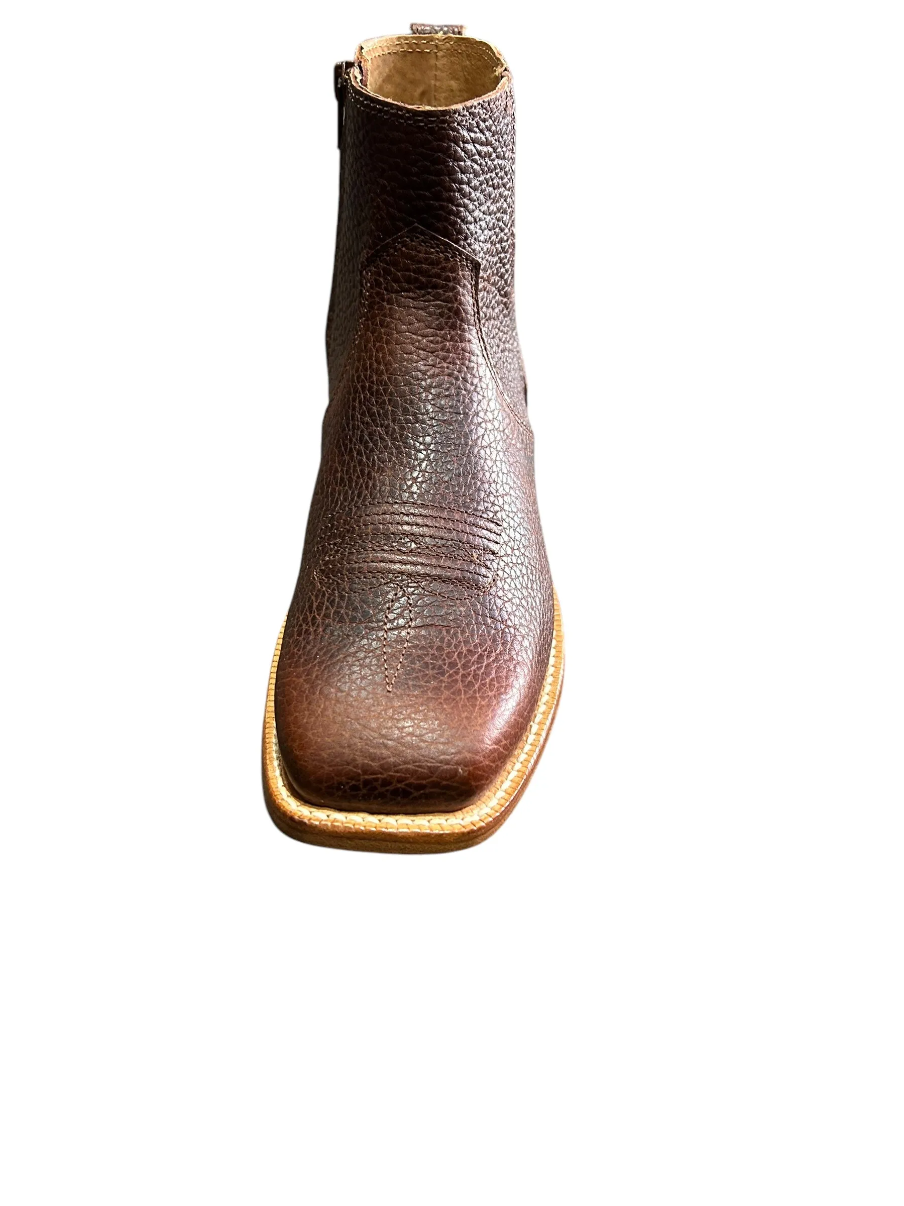Twisted X Mens Western Ankle Boots MXTL019 in Nutmeg
