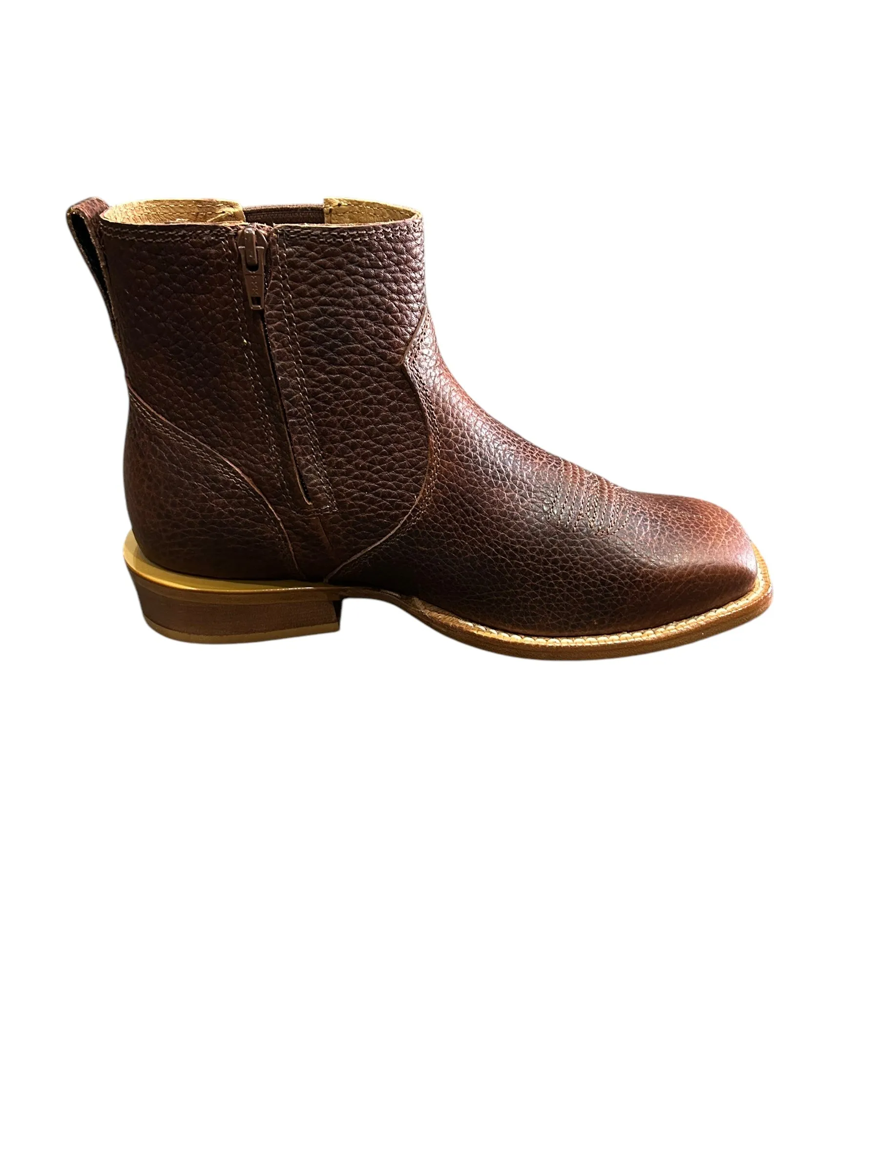 Twisted X Mens Western Ankle Boots MXTL019 in Nutmeg