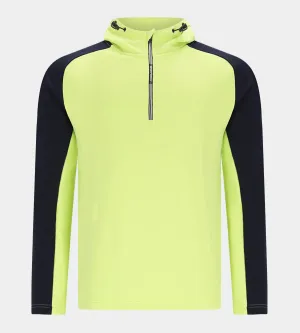 TWO TONE HOODIE 2.0 - LIME / NAVY