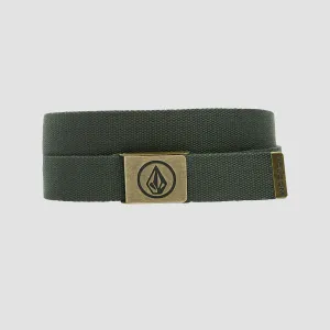 Volcom Circle Web Belt Dark Forest