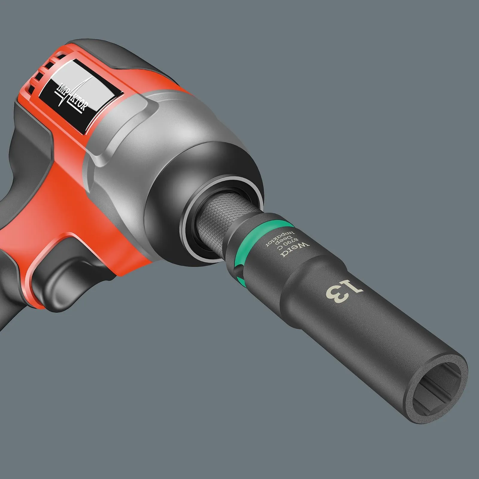 Wera Deep Impact Socket Impaktor with 1/2" Drive Zyklop 8790 C 13mm x 83mm