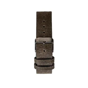 WOODWATCH LEATHER STRAP KHAKI 18MM