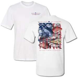 YOUTH Live Free - Saltwater Short Sleeve Performance Shirt