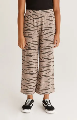 Z Supply Girls Brinley Zebra Pant - Frappe