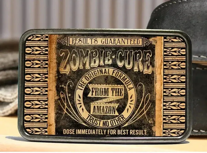 Zombie Cure Belt Buckle