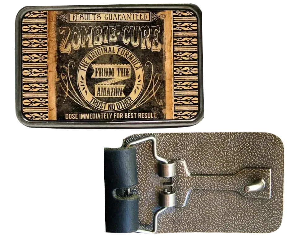 Zombie Cure Belt Buckle